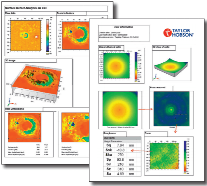 Surface Analysis Software TalyMap Surface Analysis Software TalyMap